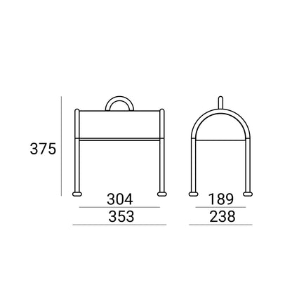 Stilnovo Valigia Table & Floor Lamp