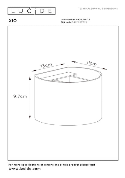 Lucide Xio Wall Washer