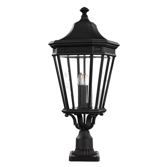 Elstead Cotswold Lane Farol Pedestal para Exterior