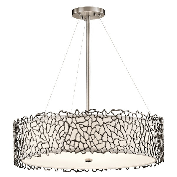 Elstead Silver Coral Pendant