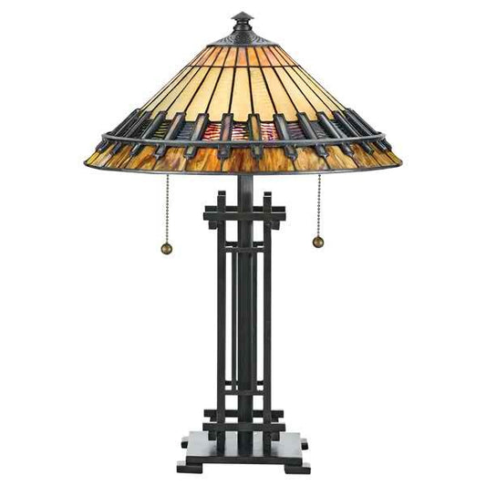 Elstead Chastain Tiffany Lámpara de Mesa