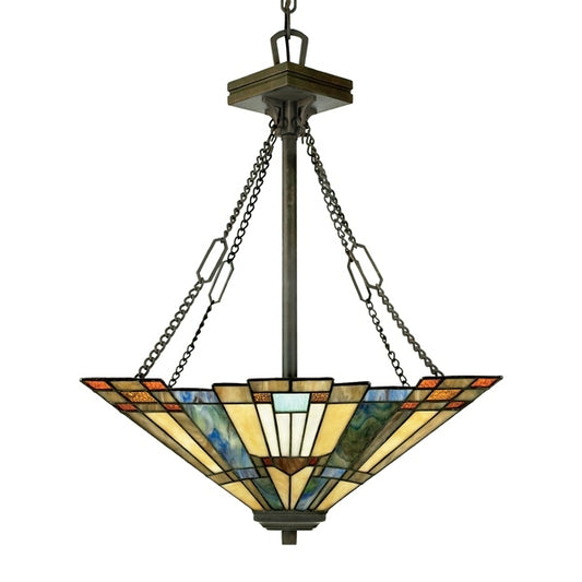 Elstead Inglenook Colgante de 3 Luces