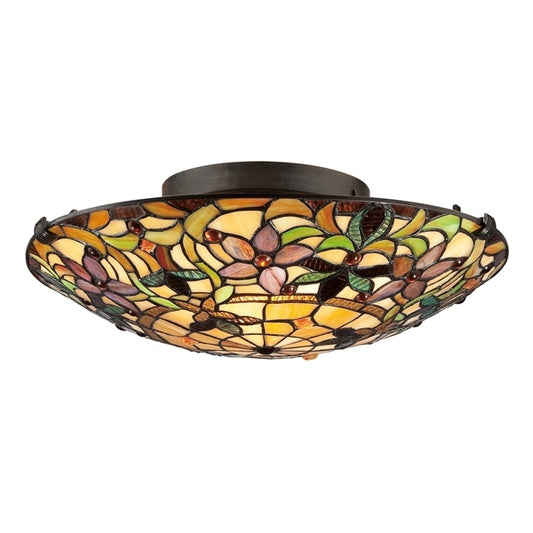 Elstead Kami Flush Ceiling Light