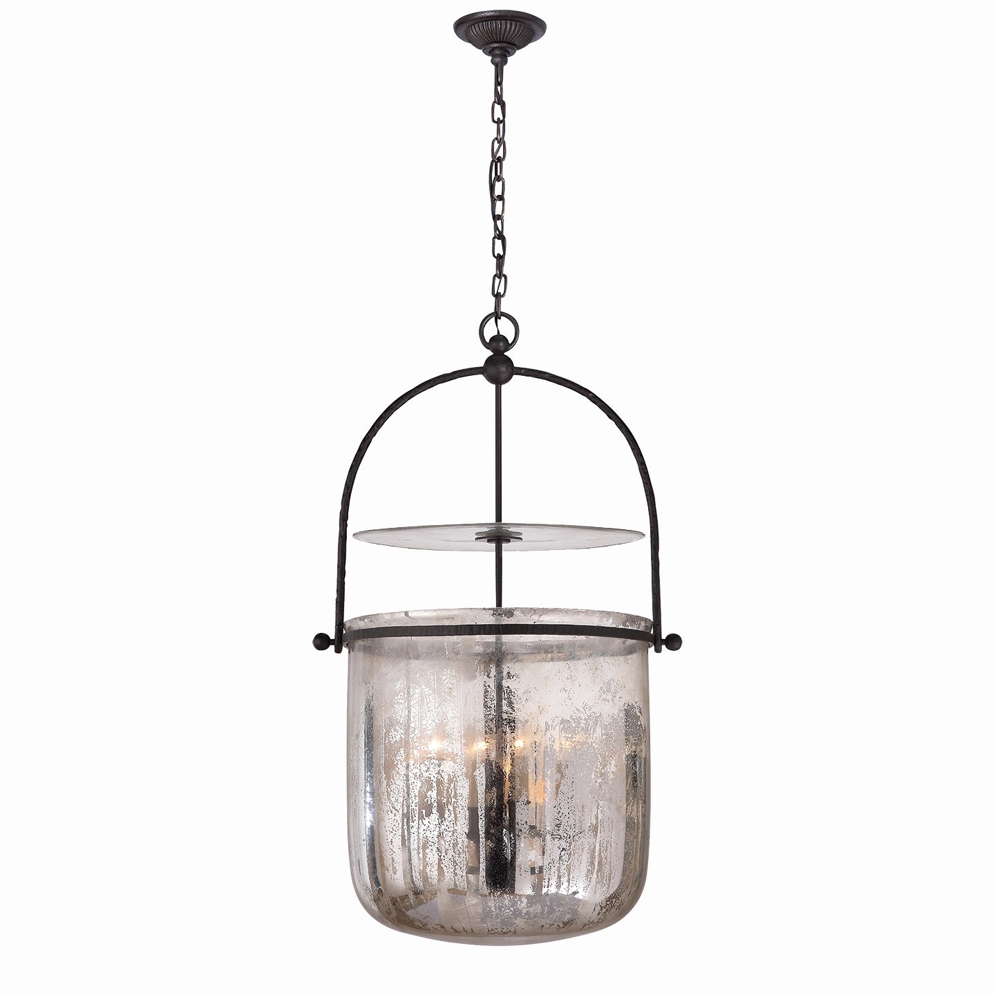 Visual Comfort Lorford Smoke Bell Pendant