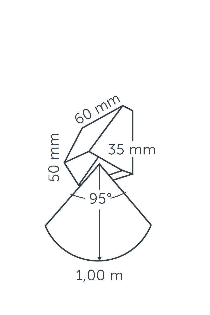 In-Lite WEDGE MINI Llum de Paret Exterior