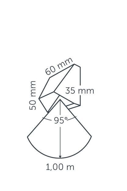 In-Lite WEDGE MINI Llum de Paret Exterior