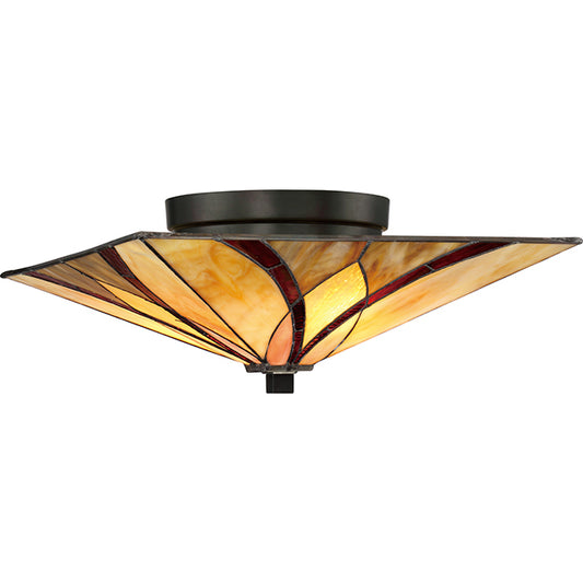 Elstead Asheville Flush Ceiling Light