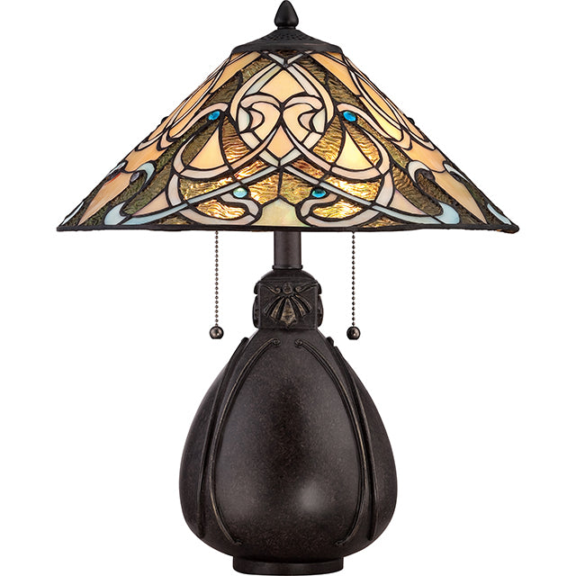 Elstead India Tiffany Làmpada de Taula