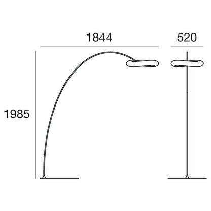 Stilnovo Mr. Magoo Arc Floor Lamp