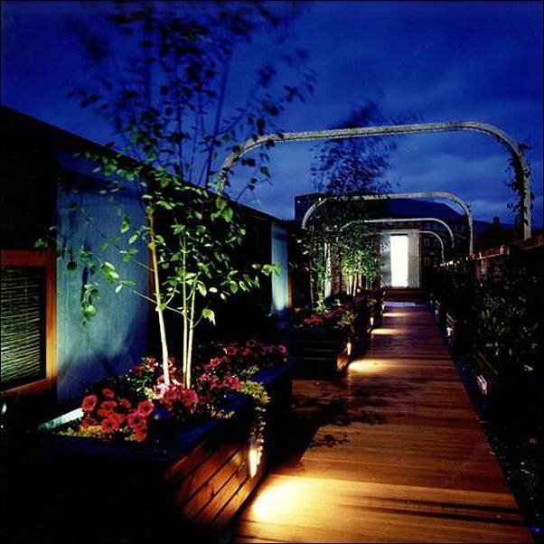 Jardín en la azotea de la BBC