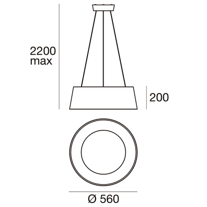 Stilnovo Oxygen Colgante