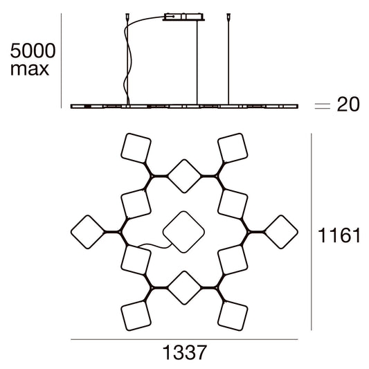 Stilnovo Quad Colgante