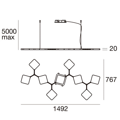 Stilnovo Quad Colgante