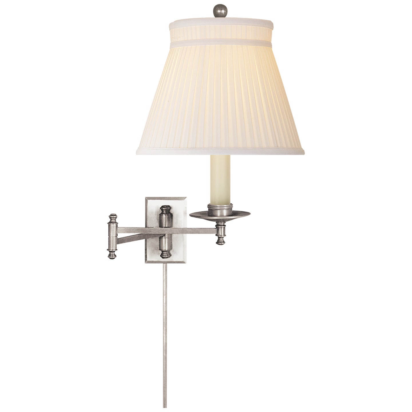 Visual Comfort Dorchester Swing Arm Wall Light