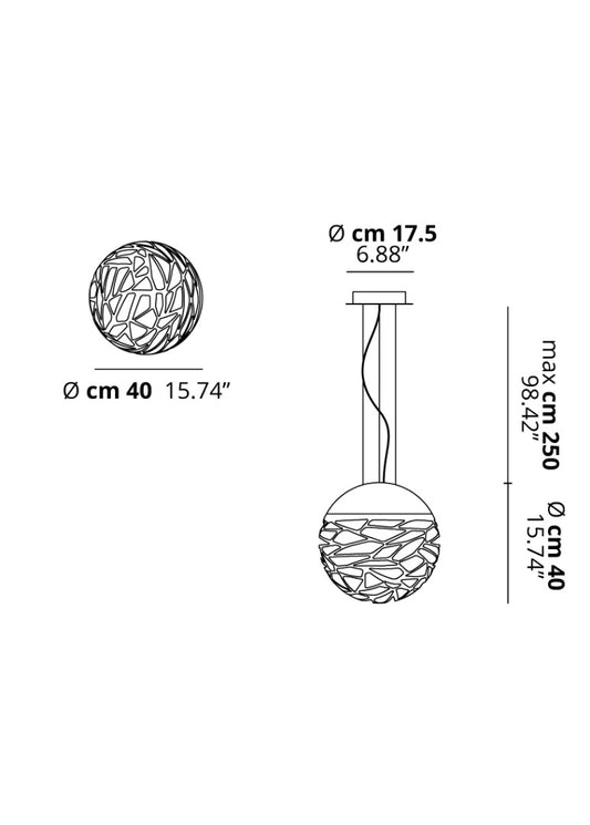 Lodes Kelly Sphere Colgante
