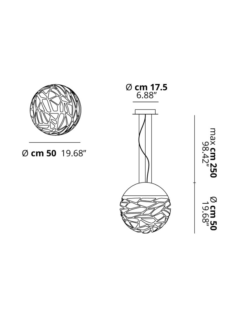 Lodes Kelly Sphere Colgante