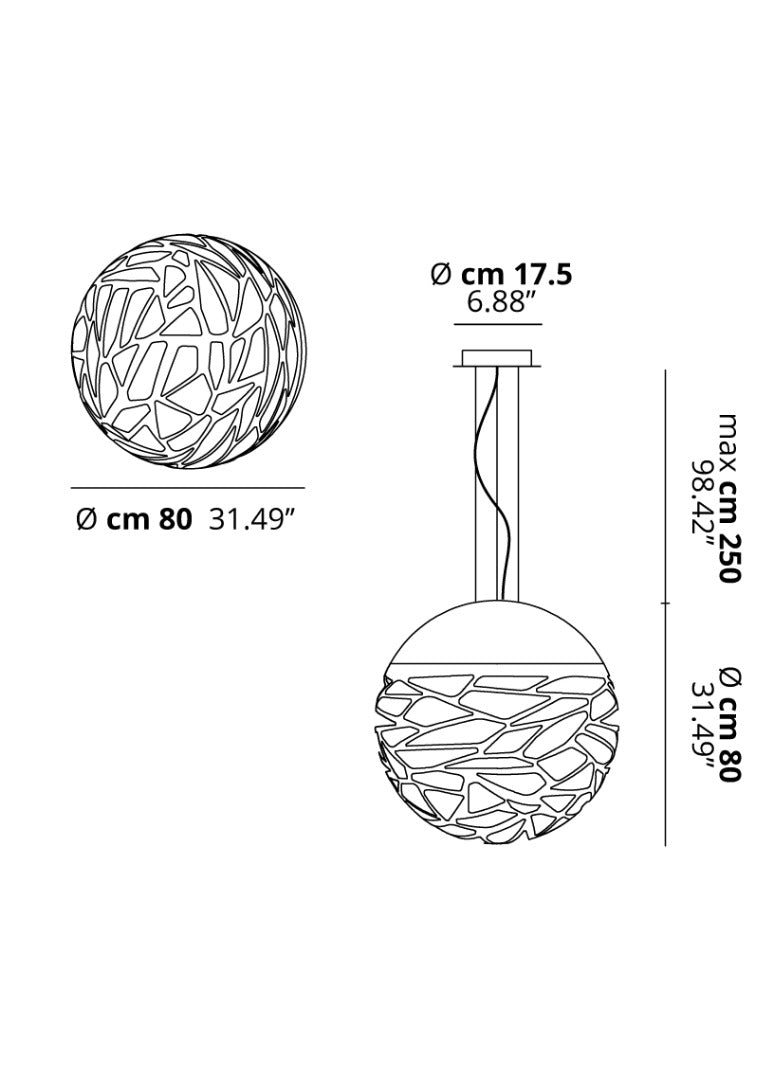 Lodes Kelly Sphere Colgante