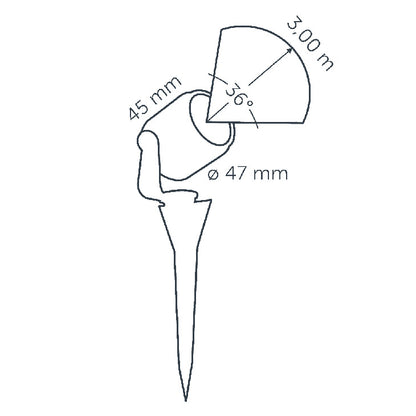 In-Lite SCOPE Outdoor Ground Spike Spotlight