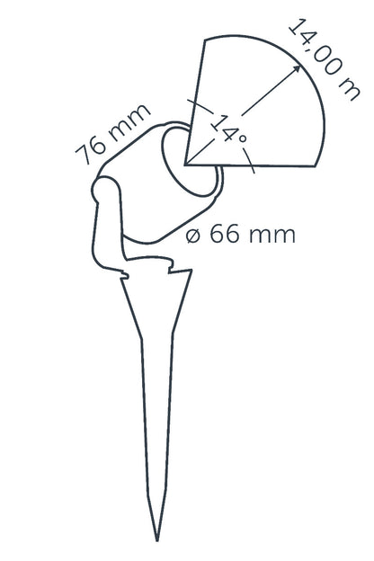 In-Lite SCOPE BIG SCOPE NARROW Foco Spike para Jardín