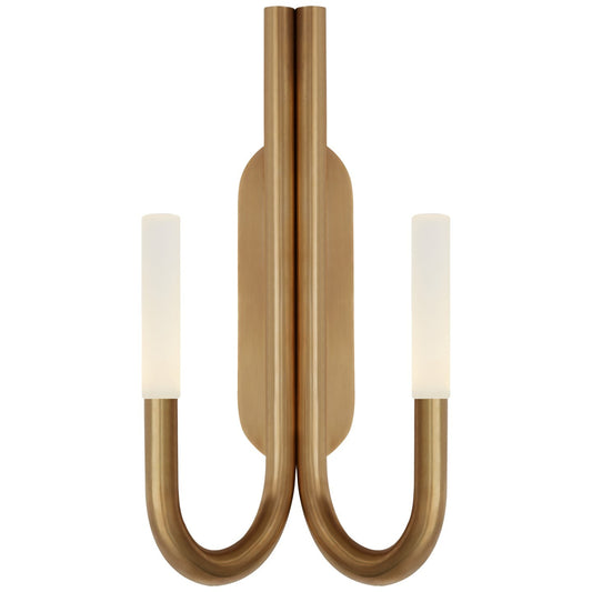 Visual Comfort Rousseau Aplique de Doble Brazo