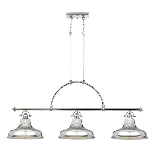 Elstead Emery Lámpara Colgante Lineal de 3 Luces para Isla