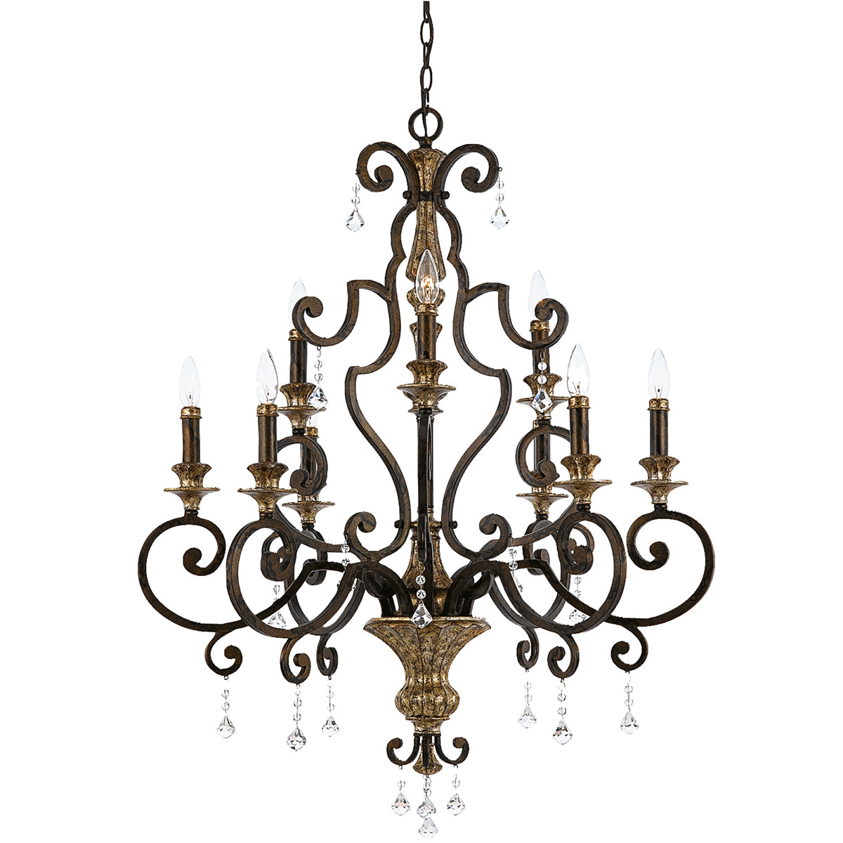 Elstead Marquette Araña de 9 Luces