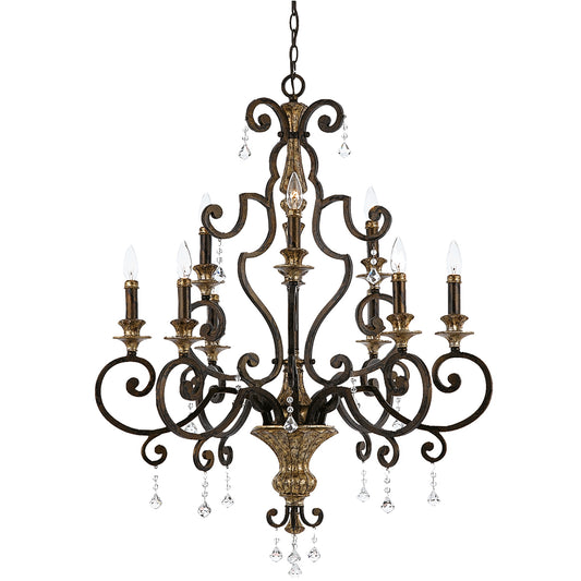 Elstead Marquette Araña de 9 Luces