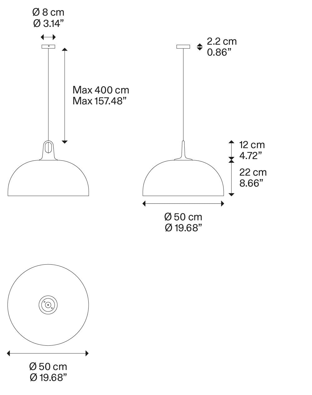 Lodes JIM Dome Colgante