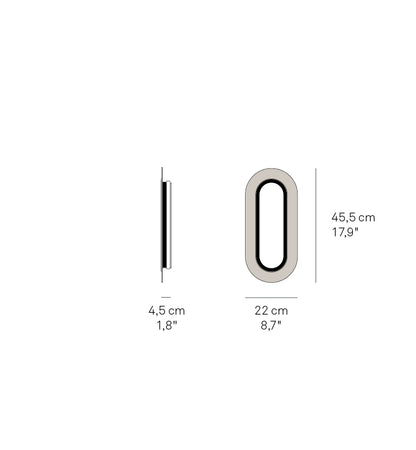 LZF Lens Oval Aplique Decorativo