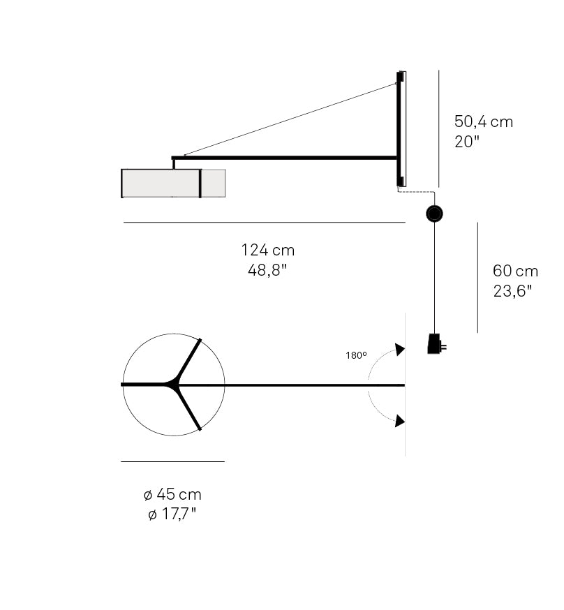 LZF Thesis Wall Light