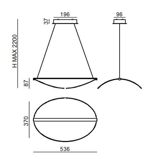 Stilnovo Diphy Lámpara Colgante LED