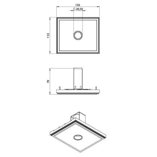 Brick In The Wall Downlight de Baño