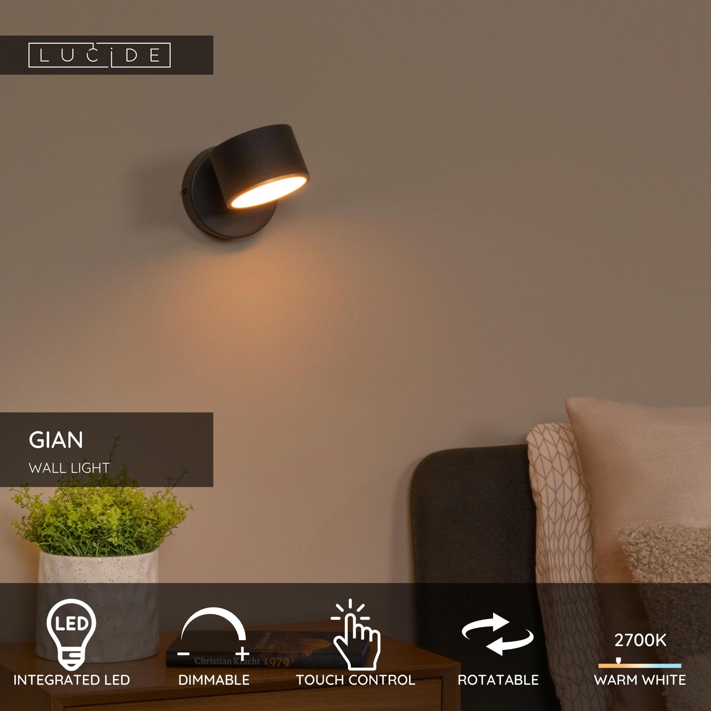 Lucide Gian Aplique LED Direccional