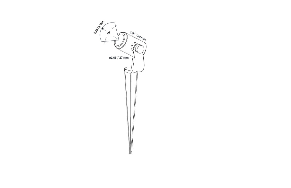 In-Lite MICRO SCOPE Foco Spike de Exterior