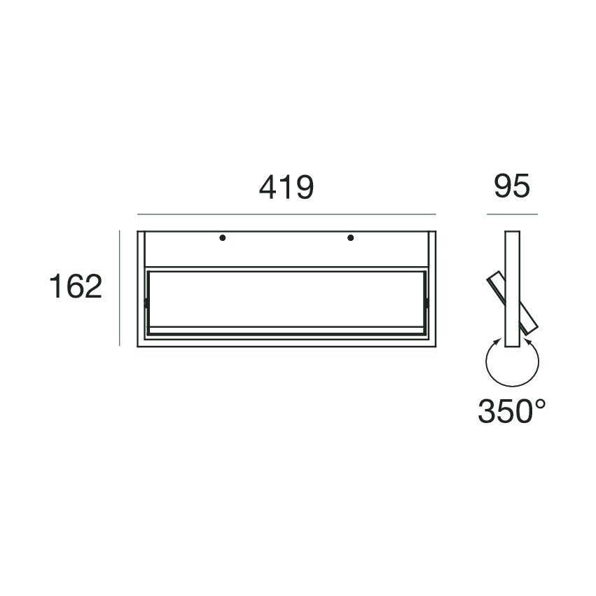 Stilnovo Tablet Aplique Decorativo de Pared