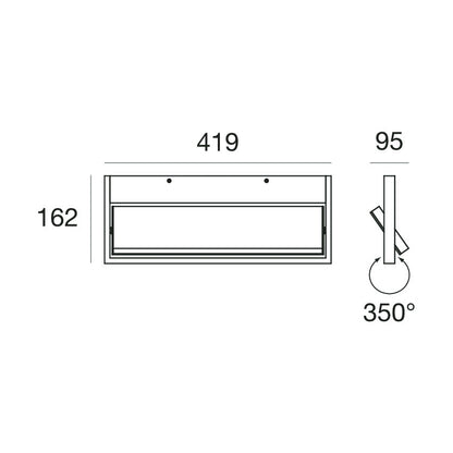 Stilnovo Tablet Aplique Decorativo de Pared