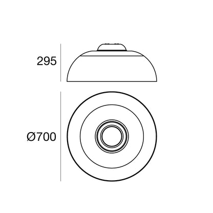 Stilnovo Demi Lámpara LED de Pared y Techo