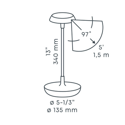 In-Lite SWAY TABLE Lámpara de Mesa Exterior Portátil