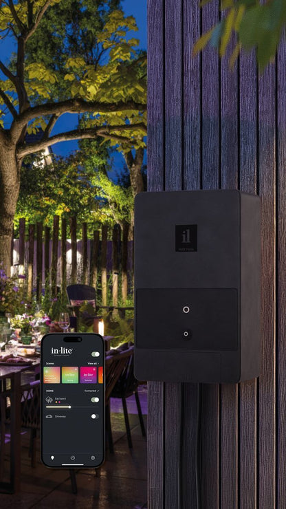 In-Lite Smart Hub Controlador de Iluminación de Jardín de Bajo Voltaje