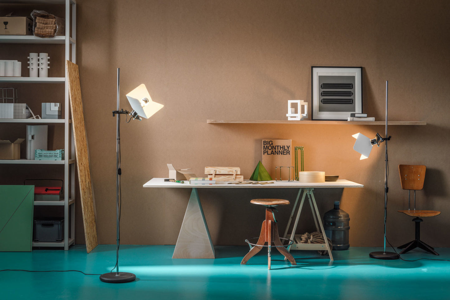 Stilnovo Triedro Floor Lamp