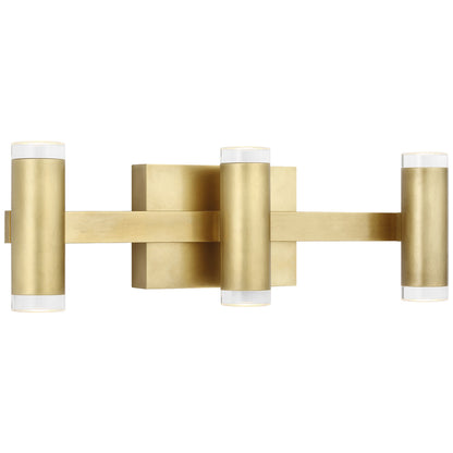 Visual Comfort Dobson 3-Light Bathroom Wall Light
