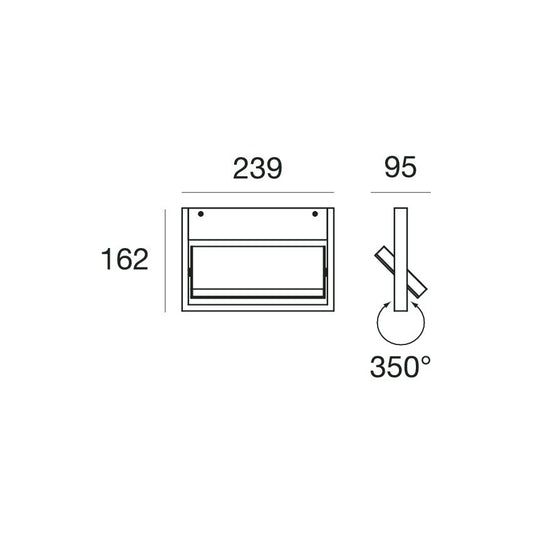 Stilnovo Tablet Aplique Decoratiu