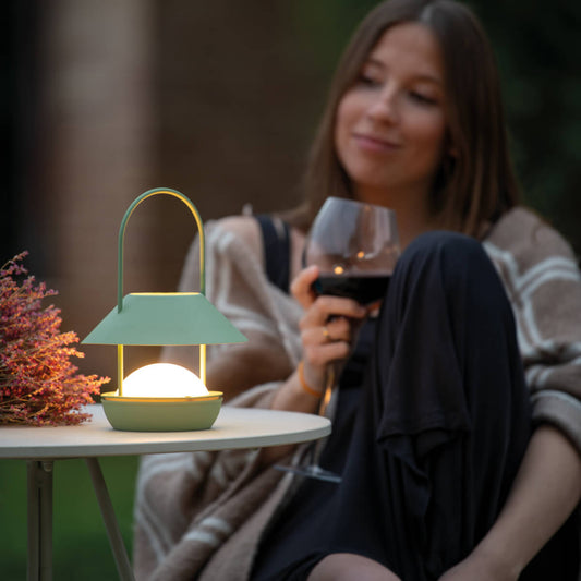 Ole Lighting Candela Lámpara de Mesa Portátil