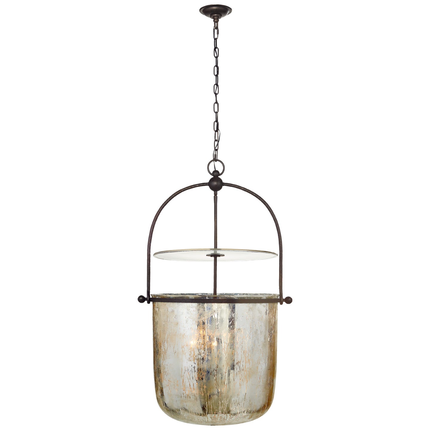 Visual Comfort Lorford Smoke Bell Pendant