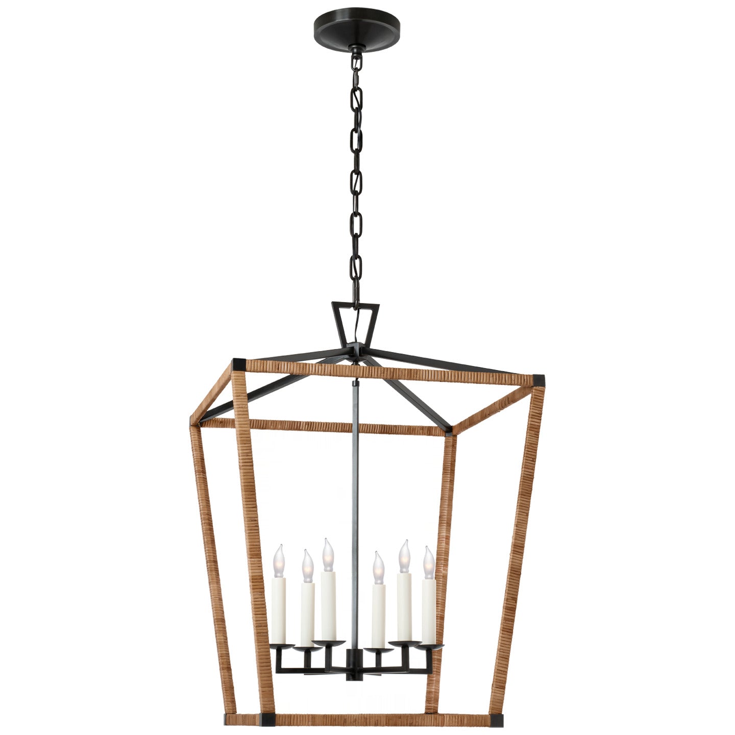 Visual Comfort Darlana Wrapped Lantern Colgante