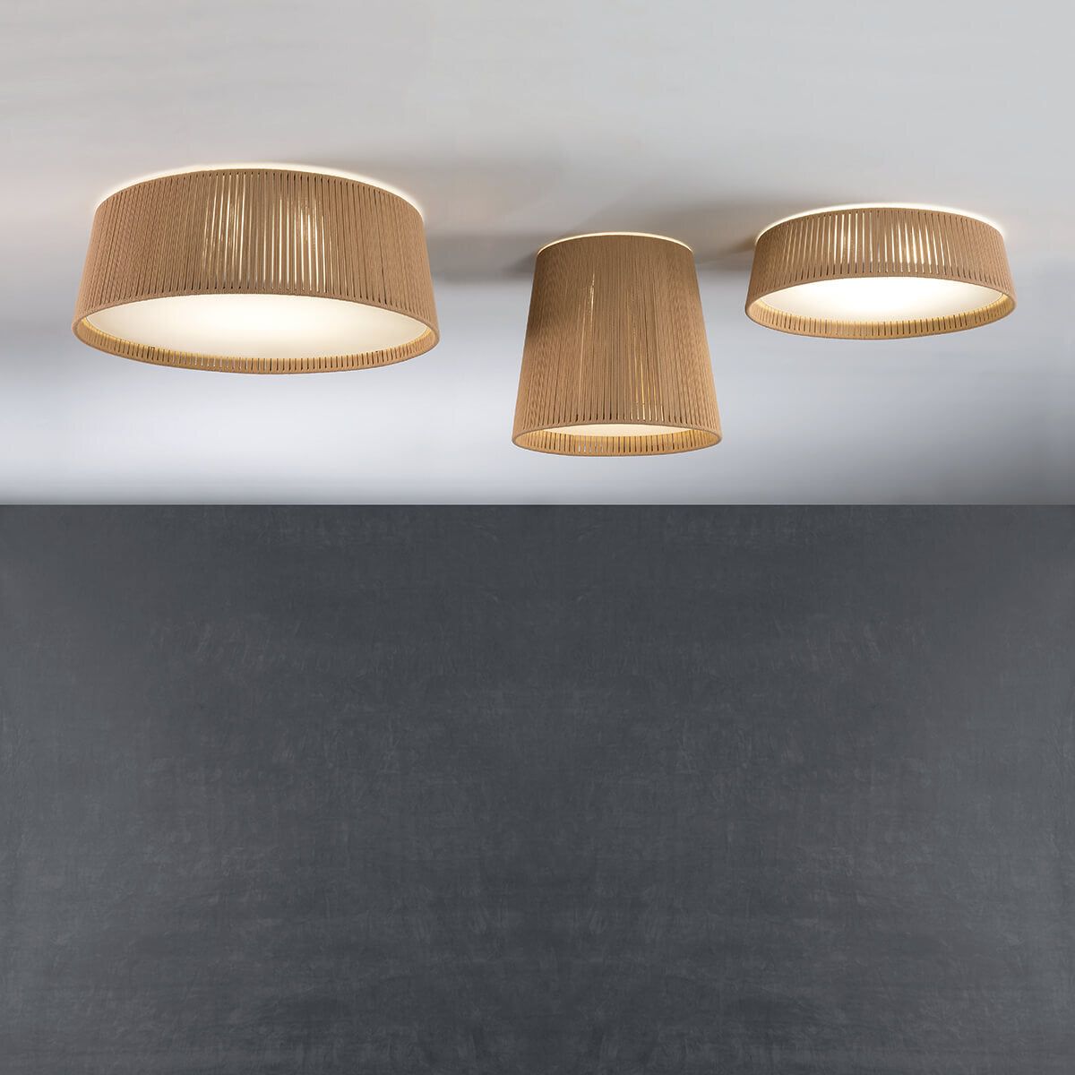 Ole Lighting Drum Ceiling Light