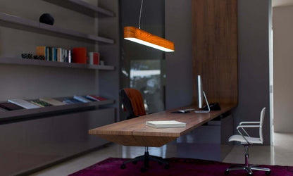LZF I-Club Lámpara Colgante Lineal de Madera