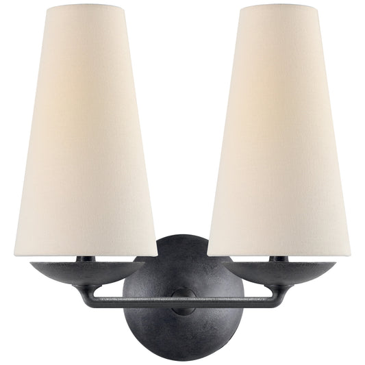 Visual Comfort Fontaine Aplique Doble de Pared