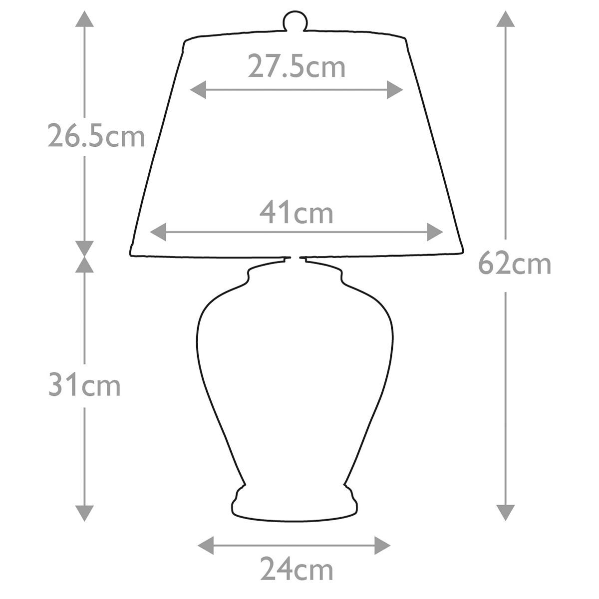 Elstead Arum Lámpara de Mesa