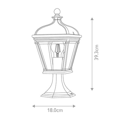 Elstead Bayview Farol de Pedestal para Exterior